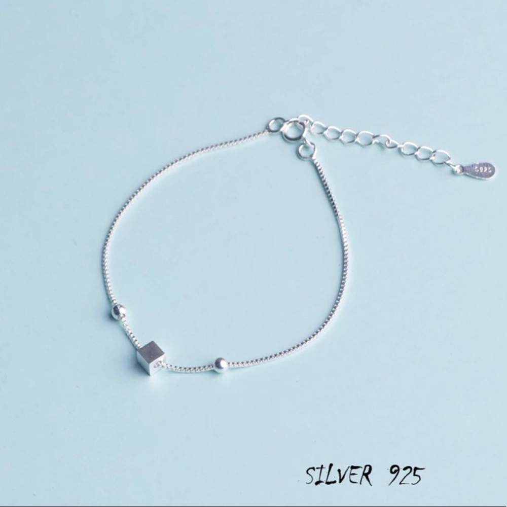 925 Sterling Silver Stamped Bracelet!